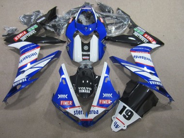 2004-2006 Blue White Volvo Sterilgarda 19 Yamaha YZF R1 Replacement Fairings Canada