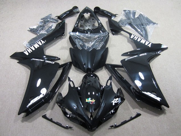 2007-2008 Black White Decal Yamaha YZF R1 Motorcycle Fairing Kits Canada 2007-2008 Black White Decal Yamaha YZF R1 Motorcycle Fairing Kits Canada