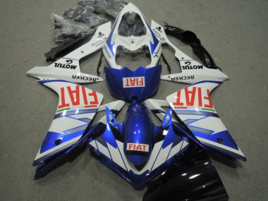 2007-2008 Blue White Red Fiat Yamaha YZF R1 Motorcycle Replacement Fairings Canada