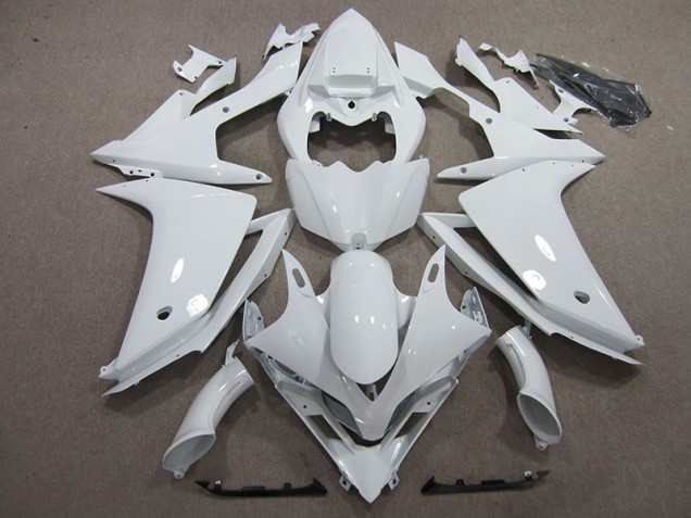 2007-2008 White Yamaha YZF R1 Motorcycle Fairings Canada 2007-2008 White Yamaha YZF R1 Motorcycle Fairings Canada