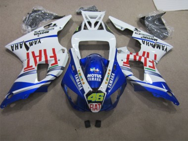 2009-2011 Blue White Motul Dunlop 46 Yamaha YZF R1 Motorbike Fairing Canada