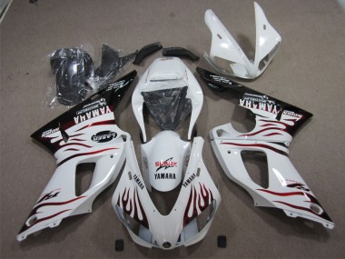 2009-2011 White Black Red Shark Yamaha YZF R1 Bike Fairing Kit Canada