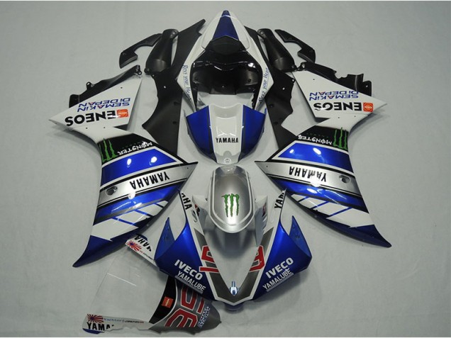 2012-2014 Blue White IVECO Yamaha YZF R1 Motorcylce Fairings Canada 2012-2014 Blue White IVECO Yamaha YZF R1 Motorcylce Fairings Canada