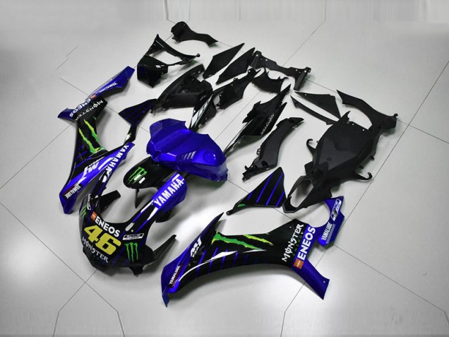 2015-2019 Blue Blue White ENEOS 46 Monster Yamaha YZF R1 Motorcycle Fairing Canada 2015-2019 Blue Blue White ENEOS 46 Monster Yamaha YZF R1 Motorcycle Fairing Canada