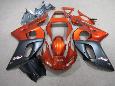 1998-2002 Orange Black Yamaha YZF R6 Motorcyle Fairings Canada