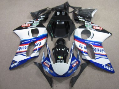 1998-2002 BM FIMER VOLVO Blue White Black Yamaha YZF R6 Motor Fairings Canada