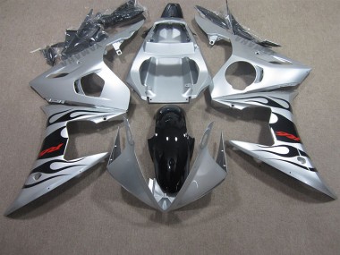 2003-2005 Silver Black Red Decal Yamaha YZF R6 Motorbike Fairing Canada