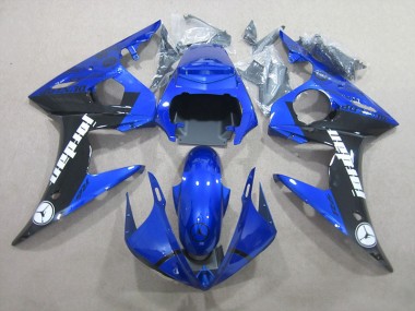 2003-2005 Blue Black Yamaha YZF R6 Replacement Motorcycle Fairings Canada