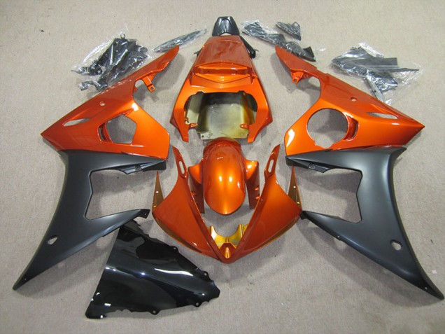 2003-2005 Orange Black Yamaha YZF R6 Motorbike Fairing Kits Canada 2003-2005 Orange Black Yamaha YZF R6 Motorbike Fairing Kits Canada