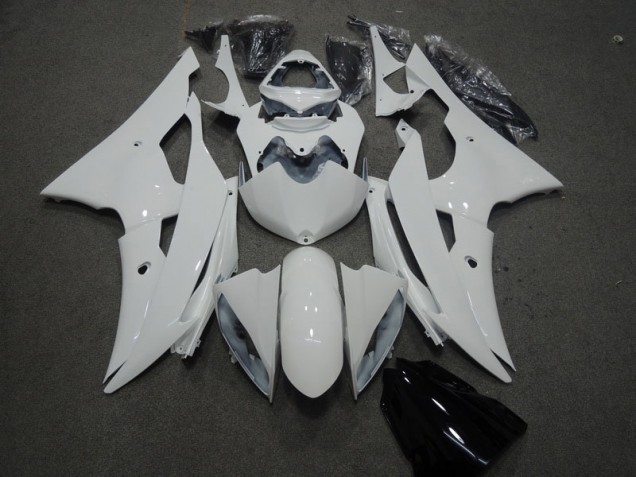 2008-2016 White Yamaha YZF R6 Motorcyle Fairings Canada 2008-2016 White Yamaha YZF R6 Motorcyle Fairings Canada